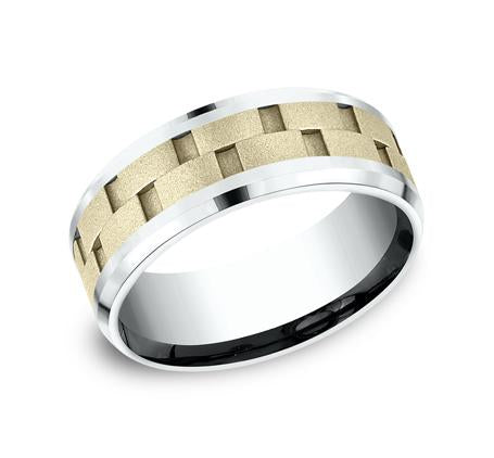 Benchmark Multi-Gold 8mm Ring SKU CF208493
