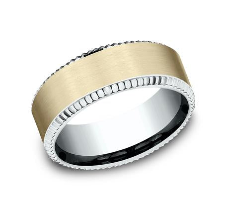 Benchmark White Gold 8mm Ring SKU CF188527W