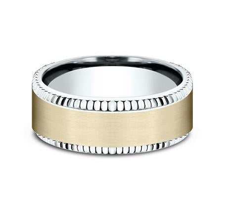 Benchmark Multi-Gold 8mm Ring SKU CF208527