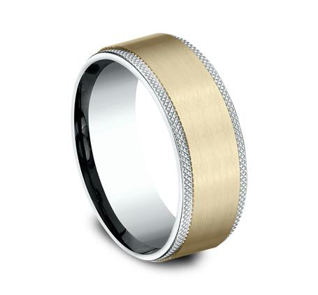Benchmark Multi-Gold 8mm Ring SKU CF208749