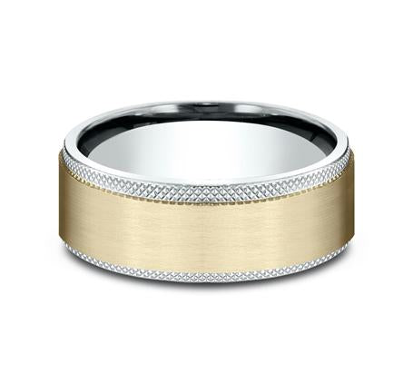 Benchmark Multi-Gold 8mm Ring SKU CF208749