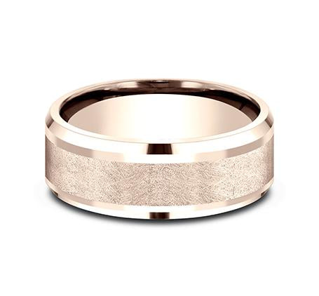 Ammara Stone Rose Gold 8mm Ring SKU CF408070R