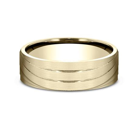 Ammara Stone Yellow Gold 7mm Ring SKU CF497760Y