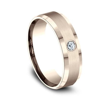 Benchmark Rose Gold 6mm Diamond Ring SKU CF526127R