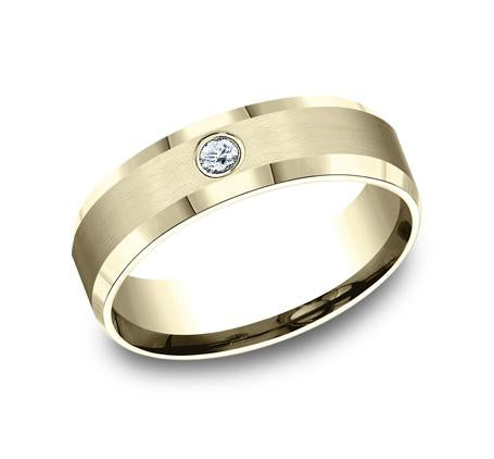Benchmark White Gold 6mm Diamond Ring SKU CF526127W