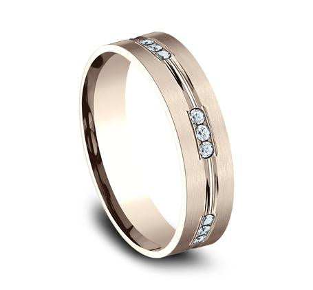 Benchmark Rose Gold 6mm Diamond Ring SKU CF526533R
