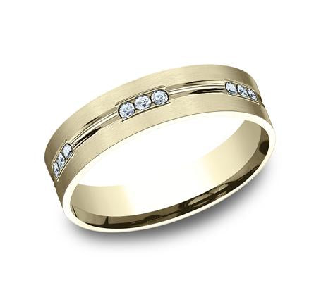 Benchmark White Gold 6mm Diamond Ring SKU CF526533W