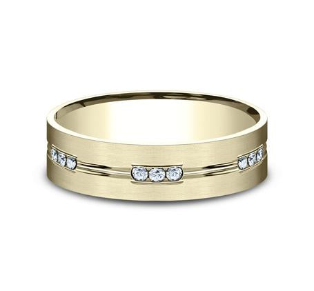 Benchmark Yellow Gold 6mm Diamond Ring SKU CF526533Y
