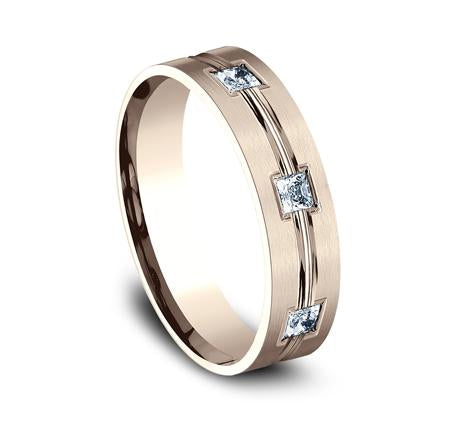 Benchmark Rose Gold 6mm Diamond Ring SKU CF526828R