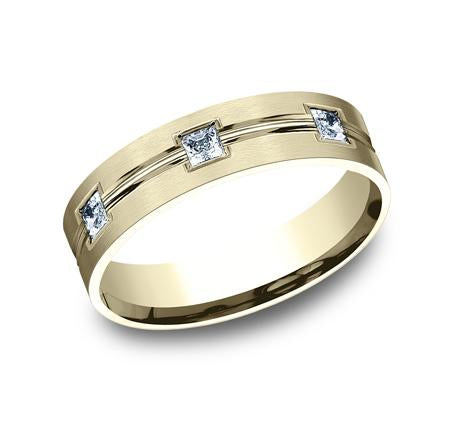 Benchmark Yellow Gold 6mm Diamond Ring SKU CF526828Y