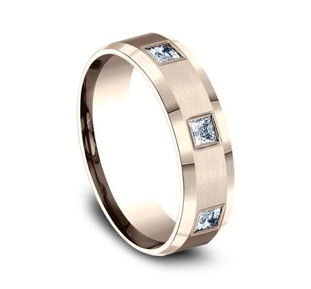 Benchmark Rose Gold 6mm Diamond Ring SKU CF526832R