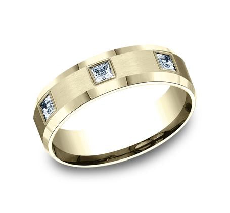 Benchmark Yellow Gold 6mm Diamond Ring SKU CF526832Y