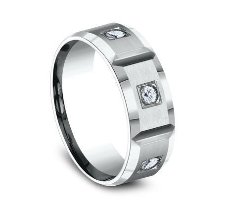 Benchmark Platinum 8mm Diamond Ring SKU CF528159PT