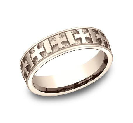 Benchmark Rose Gold 6mm Ring SKU CF56401R