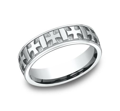 Benchmark White Gold 6mm Ring SKU CF56401W