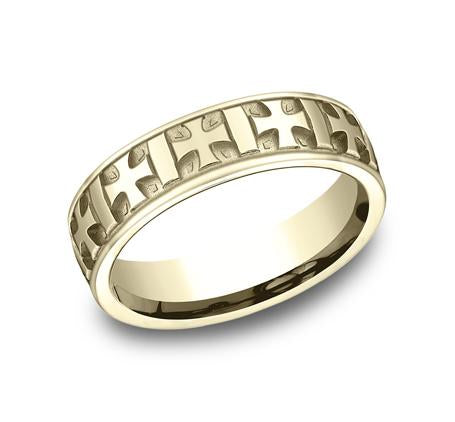 Benchmark Yellow Gold 6mm Ring SKU CF56401Y