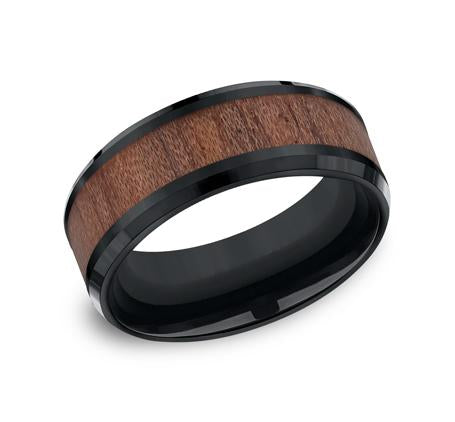 Forge Black Cobalt 8mm Ring SKU CF58489BKCC