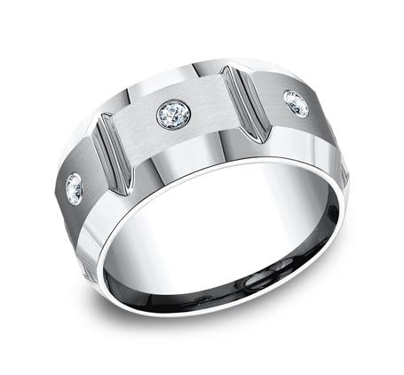 Benchmark White Gold 8mm Diamond Ring SKU CF528159W