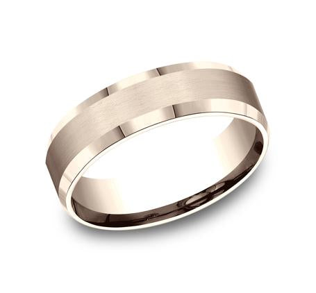 Benchmark Rose Gold 6mm Ring SKU CF66416R