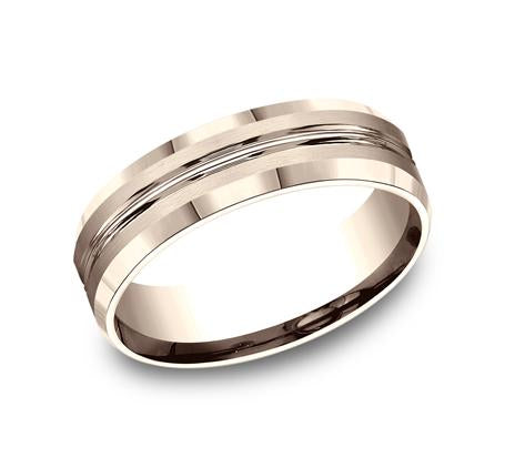 Benchmark Rose Gold 6mm Ring SKU CF66439R