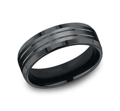 Forge Black Cobalt 7mm Ring SKU CF67335BKCC