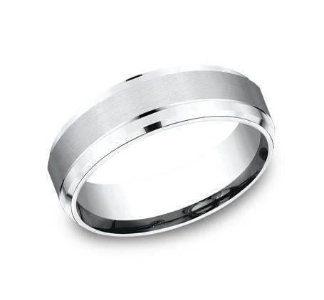 Benchmark Argentium Silver 7mm Ring SKU CF67351SV