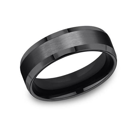 Forge Black Titanium 7mm Ring SKU CF67416BKT