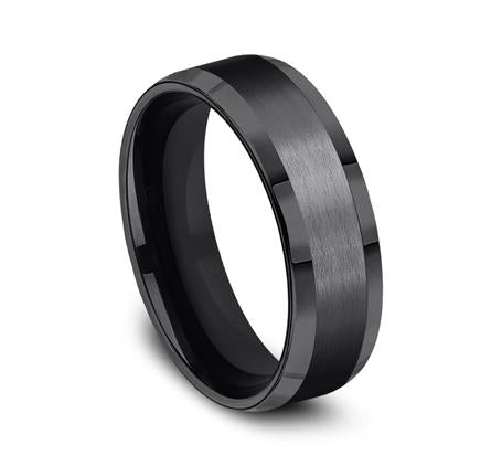 Forge Black Titanium 7mm Ring SKU CF67416BKT