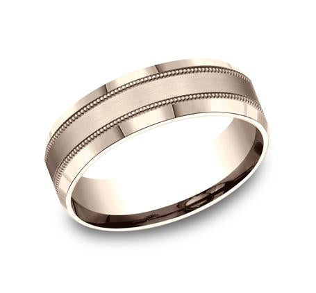 Benchmark Rose Gold 7mm Ring SKU CF67438R