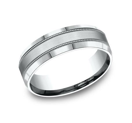 Benchmark Argentium Silver 7mm Ring SKU CF67438SV