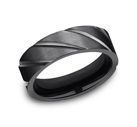 Forge Black Titanium 7.5mm Ring SKU CF67550BKT
