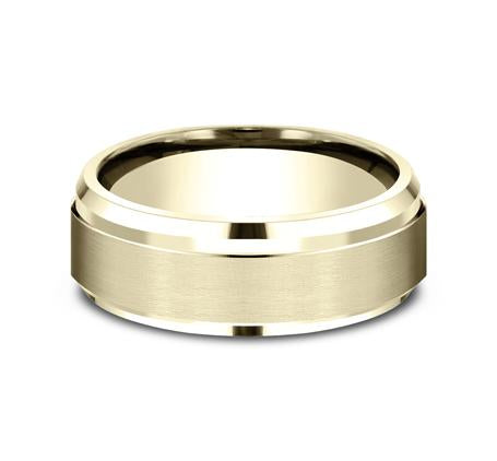 Benchmark Yellow Gold 8mm Ring SKU CF68486Y