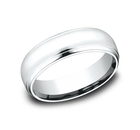 Benchmark White Gold 6.5mm Ring SKU CF716540W