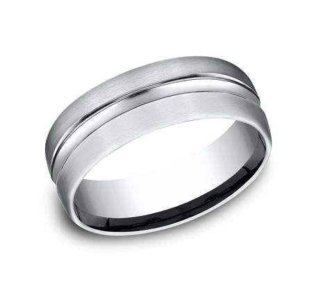 Benchmark White Gold 7.5mm Ring SKU CF717505W