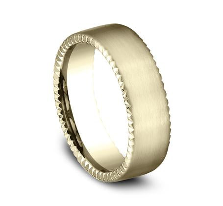 Benchmark Yellow Gold 7.5mm Ring SKU CF717525Y