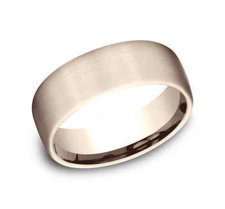 Benchmark Rose Gold 7.5mm Ring SKU CF717561R