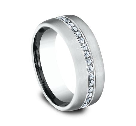 Benchmark Platinum 7.5mm Diamond Ring SKU CF717573PT