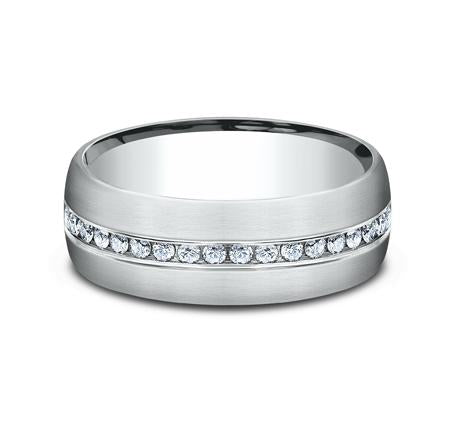 Benchmark Platinum 7.5mm Diamond Ring SKU CF717573PT