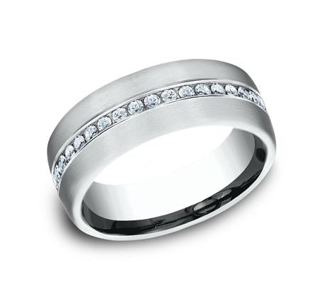 Benchmark Platinum 7.5mm Diamond Ring SKU CF717573PT