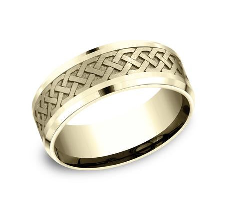 Benchmark Multi-Gold 8mm Ring SKU CF818361