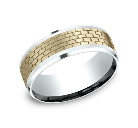 Benchmark Multi-Gold 8mm Ring SKU CF818331