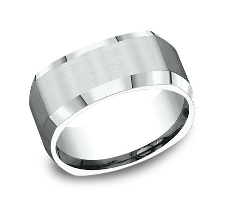Benchmark Argentium Silver 9mm Ring SKU CF89600SV