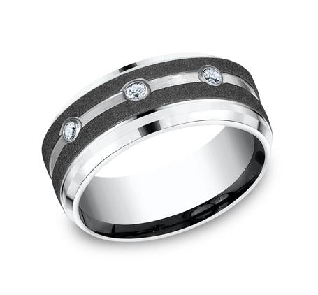 Forge Cobalt 9mm Diamond Ring SKU CF995623CC