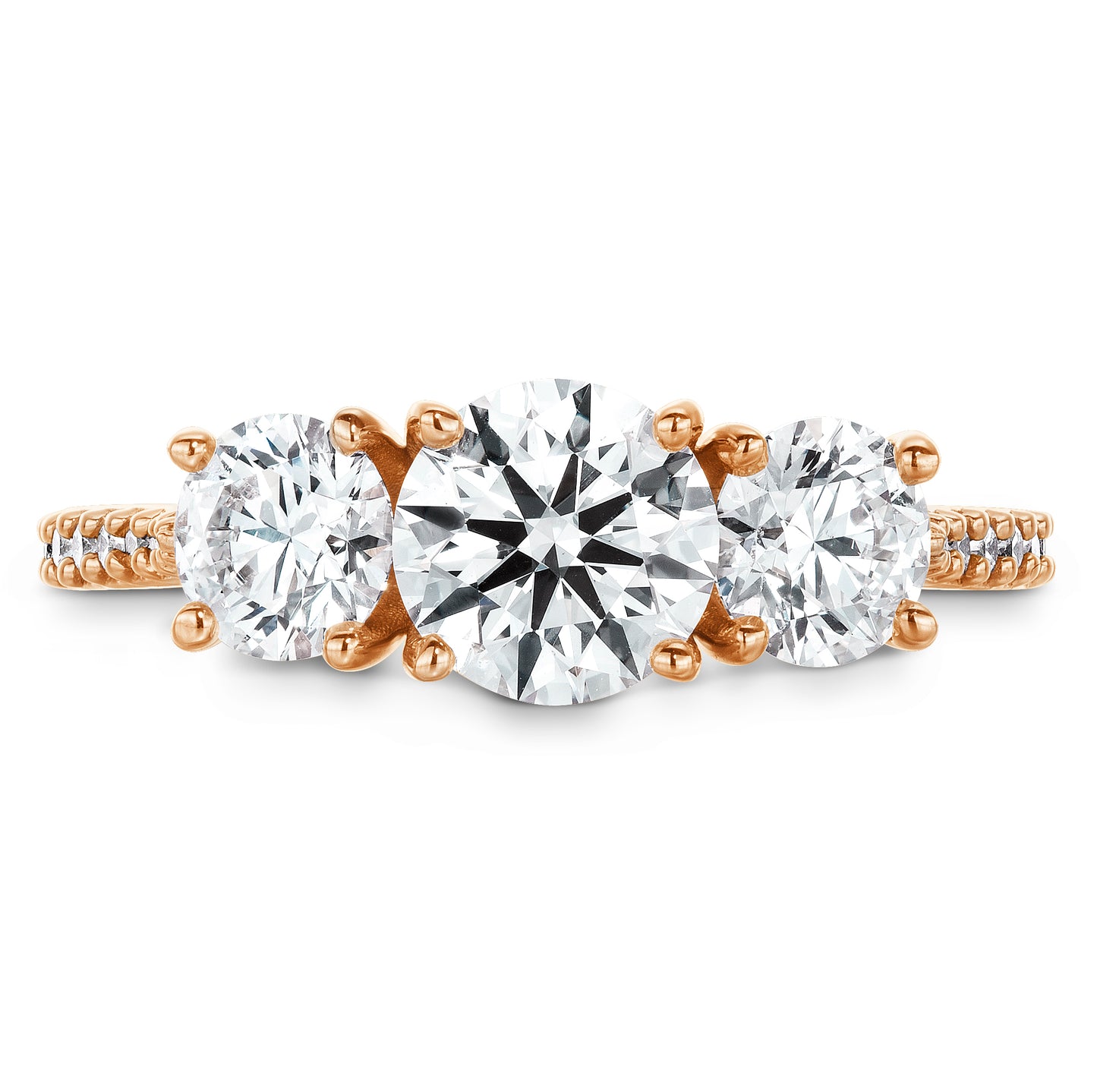 Camilla 3 Stone Diamond Engagement Ring