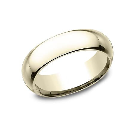 Benchmark White Gold 6mm Ring SKU HDCF160W