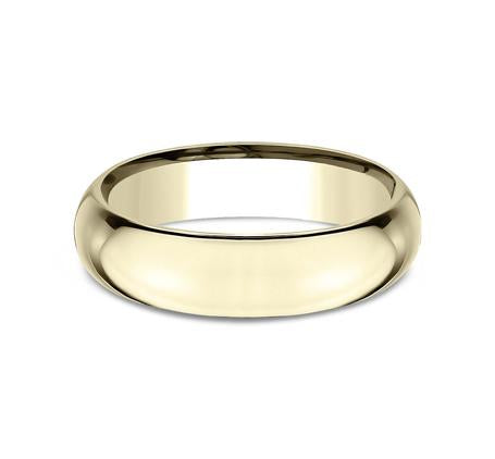 Benchmark Yellow Gold 6mm Ring SKU HDCF160Y