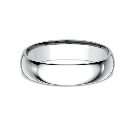 Benchmark White Gold 5mm Ring SKU LCF150W