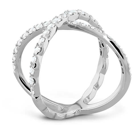 Lorelei Diamond Criss Cross Ring Harling s Jewellers
