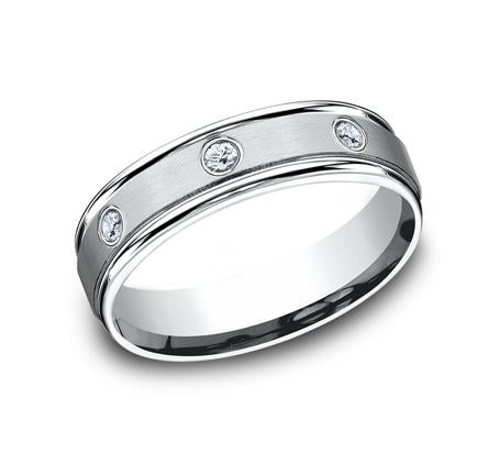 Benchmark Platinum 6mm Diamond Ring SKU RECF516140PT