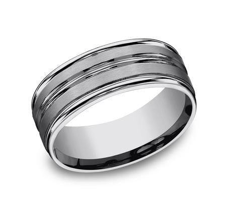 Benchmark Argentium Silver 9mm Ring SKU RECF59180SV